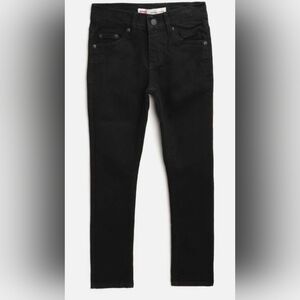 Levis Boys Black Solid Skinny Taper fit Stretchable Black Jeans  Size 12